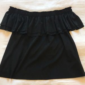 Young Fabulous and Broke off the shoulder top